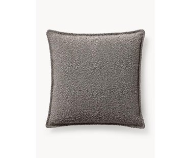 Groot boucl&eacute; bankkussen Lennon, 60 x 60 cm