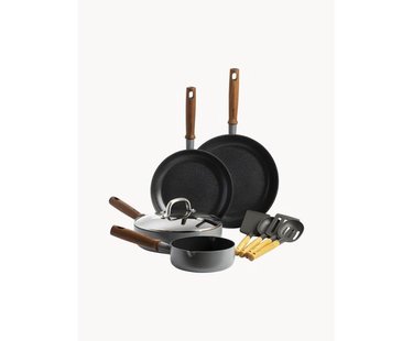 Kookset Mayflower Pro met antiaanbaklaag, 8-delig