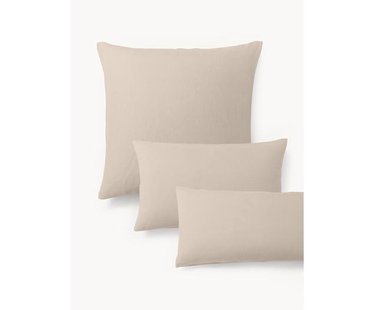 Gewassen linnen kussenhoes Airy