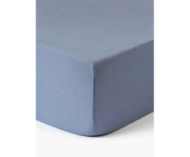 Hoeslaken Airy, gewassen linnen