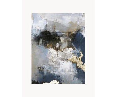 Handbeschilderde canvasprint Waterfall