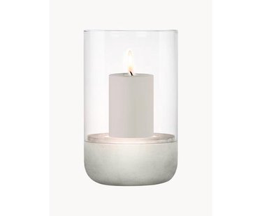 Windlicht Calma van glas, H 20 cm