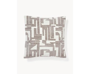 Kussenhoes Fran met chenille borduurwerk