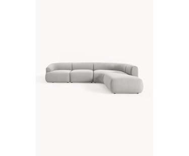 Modulaire boucl&eacute; hoekbank Sofia (4 zits)