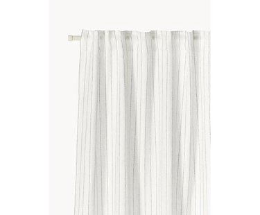 Semi-transparante gordijnen Berken met lusband, 2 stuks