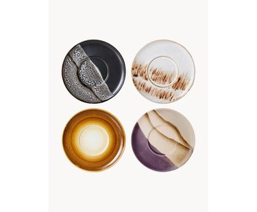 Schoteltjes-set 70's, set van 4