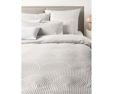 Katoenen dekbedovertrek Arcs