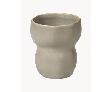 Handgemaakte beker Limfjord in organische vorm