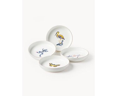 Pastaborden Flamboyante, set van 4