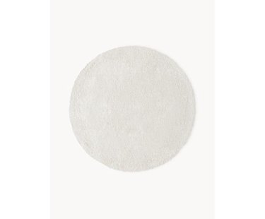 Pluizig rond hoogpolig vloerkleed Leighton