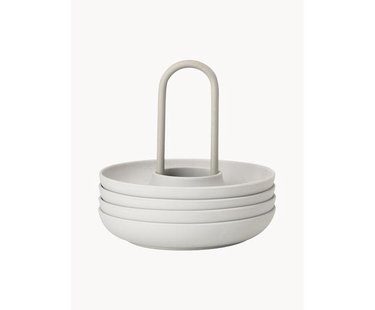 Eierdopjes Henk met handvat, 4-delig