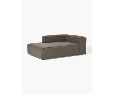 Chaise longue hoekmodule Lennon uit boucl&eacute;
