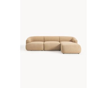 Modulaire boucl&eacute; hoekbank Sofia (3-zits)