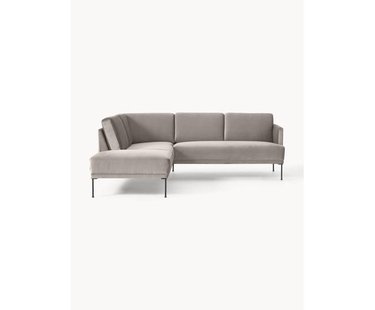 Fluwelen hoekbank Fluente