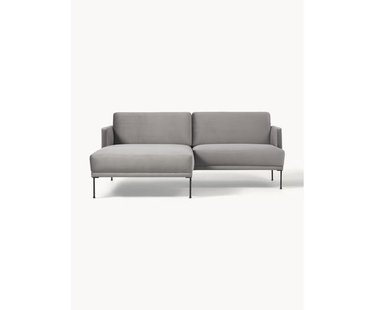 Kleine fluwelen hoekbank Fluente