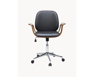 Kunstleren bureaustoel Patron, in hoogte verstelbaar