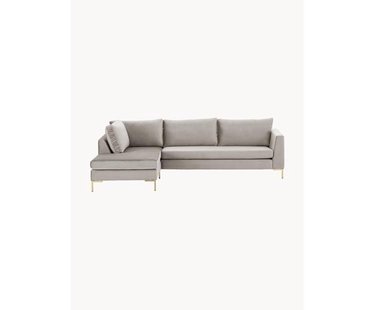 Fluwelen hoekbank Luna