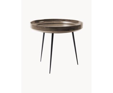 Ronde bijzettafel Bowl van mangohout