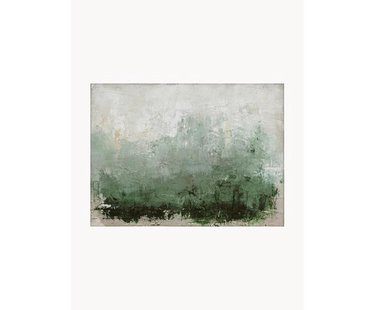 Handbeschilderde canvasdoek New Story met houten frame