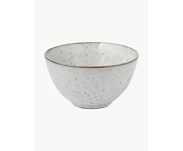 Handgemaakte schalen Nordic Sand, 4 stuks