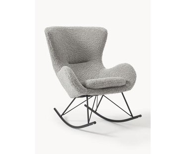 Teddy schommelstoel Wing met metalen poten