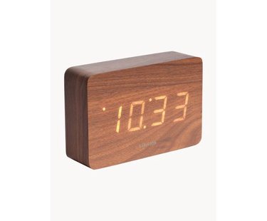 LED wekker Square met USB-aansluiting