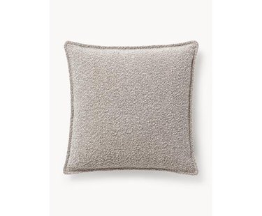 Groot boucl&eacute; bankkussen Lennon, 60 x 60 cm