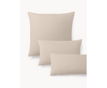 Gewassen linnen kussenhoes Airy