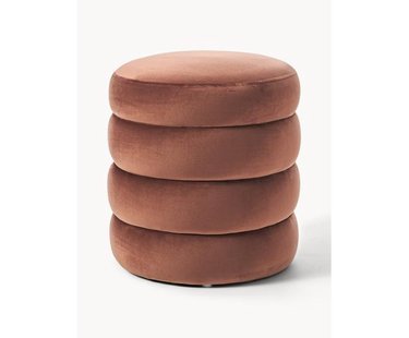 Fluwelen poef Alto