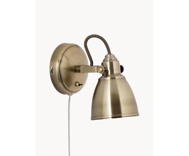 Verstelbare wandlamp Fjallbacka met stekker