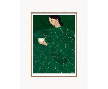 Poster Coffee Alone At Place De Clichy by Sofia Lind x The Poster Club