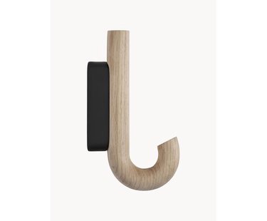 Eikenhouten wandhaak Umbrella, in verschillende formaten