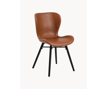 Kunstleren stoelen Batilda, 2 stuks