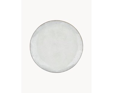 Handgemaakte dinerbord Nordic Sand, 4 stuks