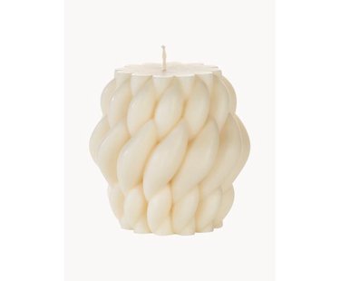 Handgemaakte design kaars Karla, H 9 cm