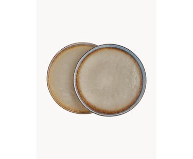 Handgemaakte borden Nomimono, 2-delig