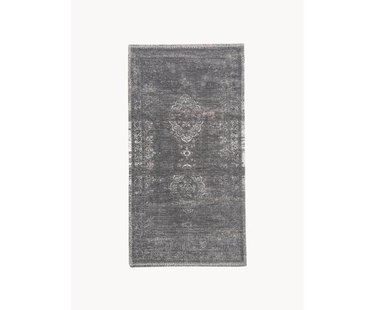 Wasbaar jacquard indoor &amp; outdoor vloerkleed Stone