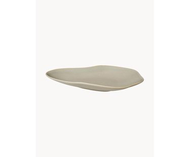 Handgemaakte serveerplateau Limfjord in organische vorm