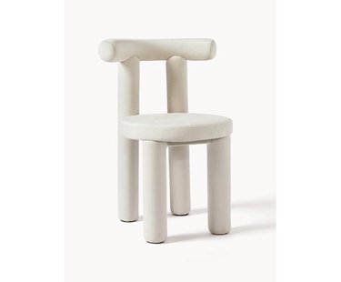 Fluwelen stoel Calan