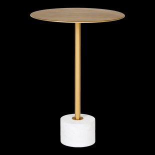 Manon ronde bijzettafel goud - Ø 41 cm