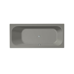 Xenz Aruba Ligbad - 180x80x48 - afvoer Midden - acryl - cement 6891-06 Xenz Aruba Ligbad - 180x80x48 - afvoer Midden - acryl - cement 6891-06