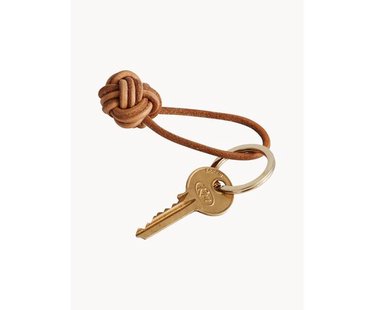 Sleutelhanger Knot van leer