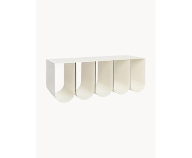 Metalen zitbank Curved