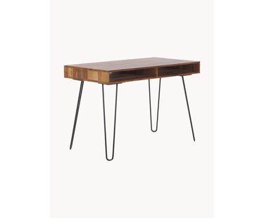 Bureau Tova van mangohout en metaal