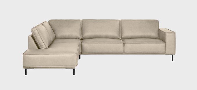 Hoekbank Denia Big links buffelleer | NADUVI Collection