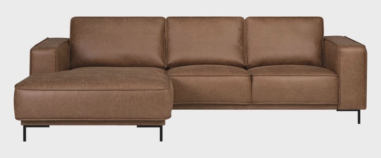 Hoekbank Mantova links vegan leer | NADUVI Collection