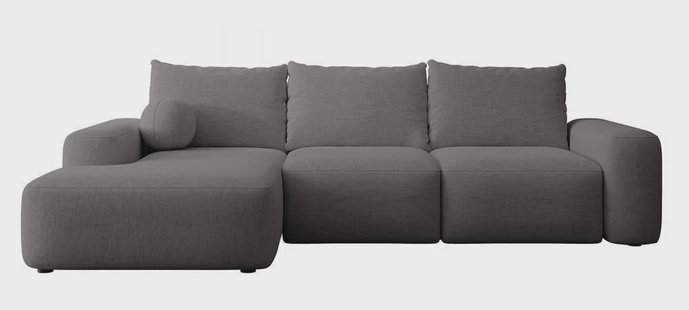 Hoekbank met slaapfunctie Calvados links chenille | Selsey Design