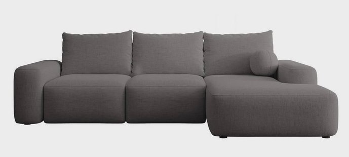 Hoekbank met slaapfunctie Calvados rechts chenille | Selsey Design