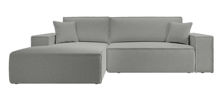 Hoekbank met slaapfunctie Galine New links bouclé | NADUVI Collection