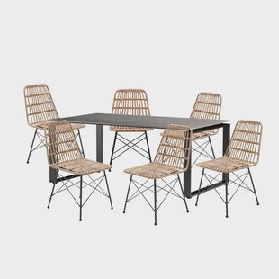 Tuinset Turion met 6 tuinstoelen Allino | NADUVI Collection